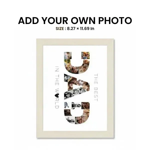 Best Dad Ever Personalized Photo Frame Best Dad Ever Personalized Photo Frame