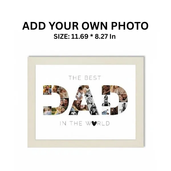 Best Dad Ever Personalized Photo Frame - Frames gift from ZAYOSHE in Maleha Street, Sharjah, UAE - image 3