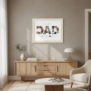Best Dad Ever Personalized Photo Frame