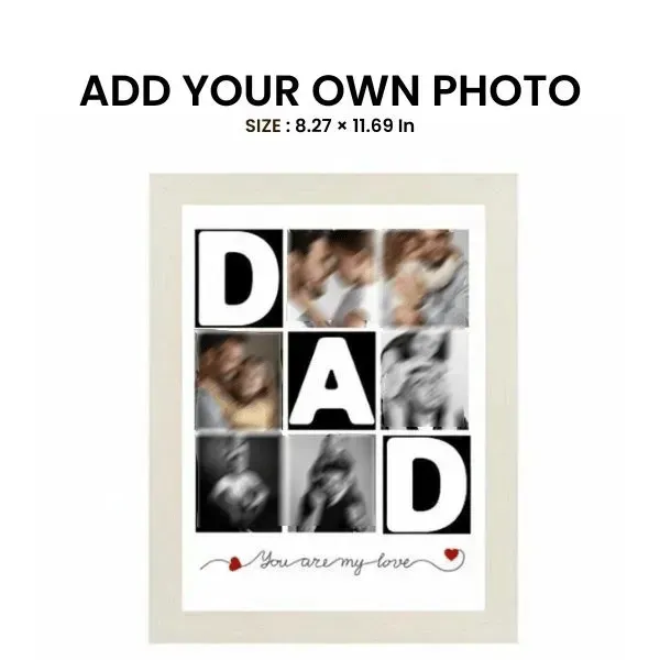 Custom Dad's Precious Memories Photo Frame (3) Custom Dad's Precious Memories Photo Frame