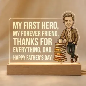 Custom Photo LED Lamp for Father's Day Custom Photo LED Lamp for Father's Day
