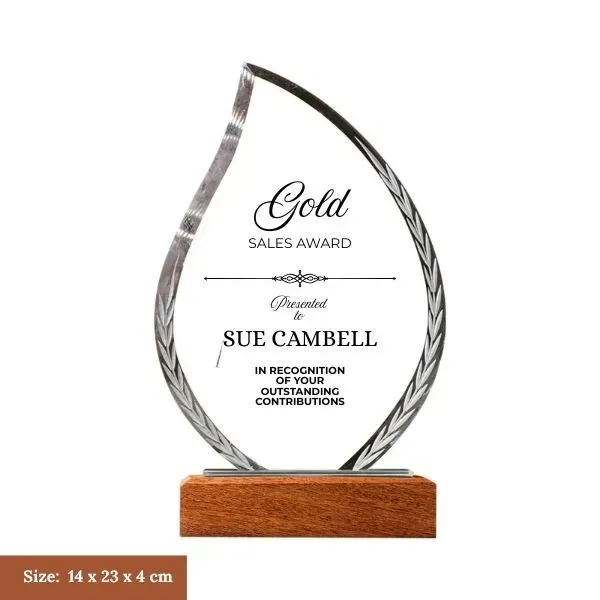 Customized Acrylic Appreciation Plaque Customized Acrylic Appreciation Plaque