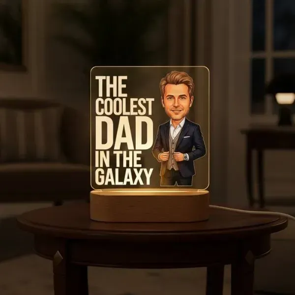Customized Father's day LED Lamp (2) Customized Father's day LED Lamp