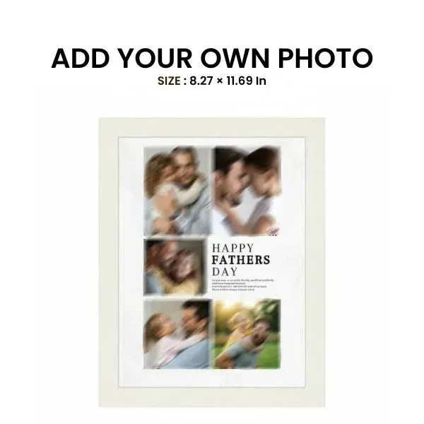 Father's Day Gift Frame with Custom Photo (3) Father's Day Gift Frame with Custom Photo