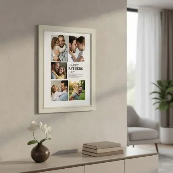 Father's Day Gift Frame with Custom Photo