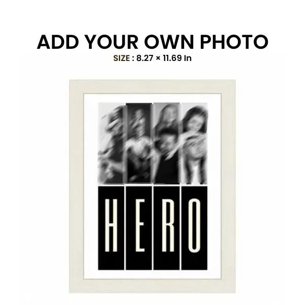 My Hero Dad Personalized Photo Frame - Frames gift from ZAYOSHE in Maleha Street, Sharjah, UAE - image 3