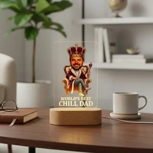 Personalized Best Dad LED Lamp Gift (3) Personalized Best Dad LED Lamp Gift