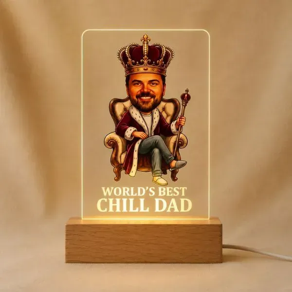 Personalized Best Dad LED Lamp Gift Personalized Best Dad LED Lamp Gift