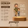 Personalized Father's Day LED Lamp Gift for Dad Personalized Father's Day LED Lamp Gift for Dad