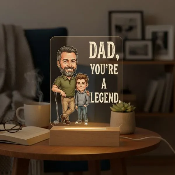 Personalized Father’s Day LED Lamp Gift for Dad - Gifts gift from ZAYOSHE in Maleha Street, Sharjah, UAE - image 3