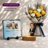 Personalized Rock Slate Gift Bundle for Dad (2) Personalized Rock Slate Gift Bundle for Dad