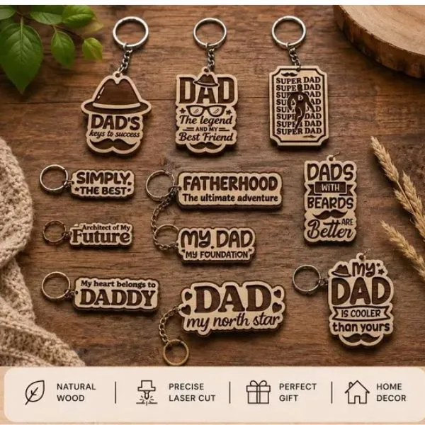 Father's day keychains