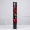 Five Stem Rose Clear Display Cylinder Collection 3 Five Stem Rose Display Cylinder Collection