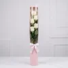 Five Stem Rose Clear Display Cylinder Collection 4 Five Stem Rose Display Cylinder Collection