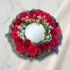 Luxury Red Rose Mirror Bouquet Tray 1 Luxury Red Rose Mirror Bouquet Tray