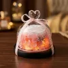 Preserved Rose in Glass Dome with LED Lights 2 Preserved Rose in Glass Dome with LED Lights
