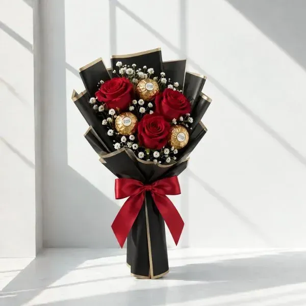 6 Luxury Chocolate Rose Bouquet for Teacher’s Day