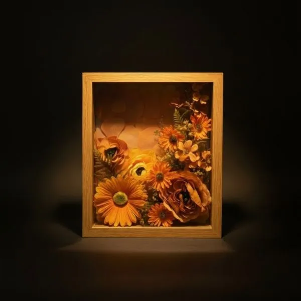 Autumn Harvest Framed Bloom - Flowers gift from ZAYOSHE in Maleha Street, Sharjah, UAE - image 2