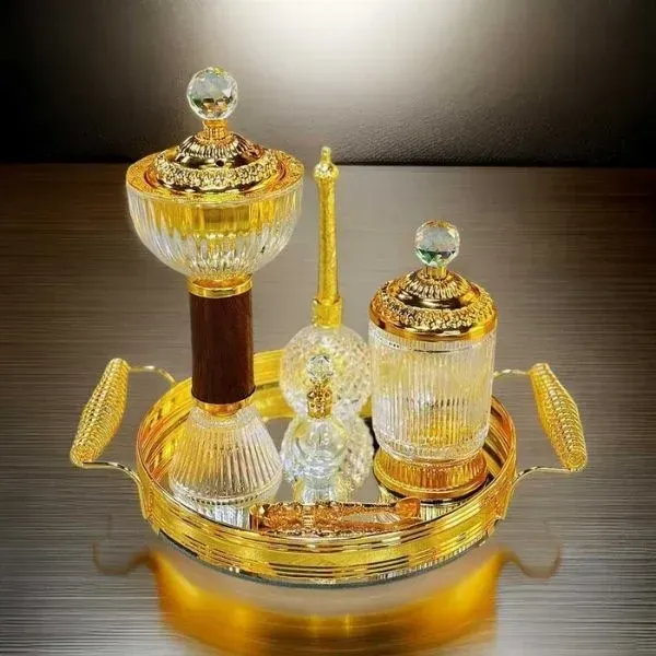Elegant Bakhoor Incense Holder Gift Set Elegant Bakhoor Incense Holder Gift Set