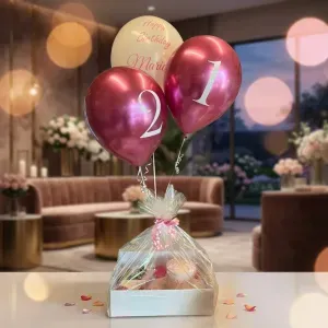 Elegant Wrapping with Customized Balloons