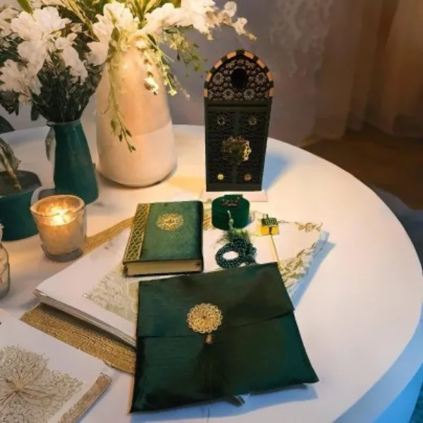 Emerald Green Quran and Tasbih Gift Set - Gift Sets gift from ZAYOSHE in Maleha Street, Sharjah, UAE - image 4