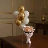 Luxury Mixed Roses Bouquet with Balloons Luxury Mixed Roses Bouquet with Balloons