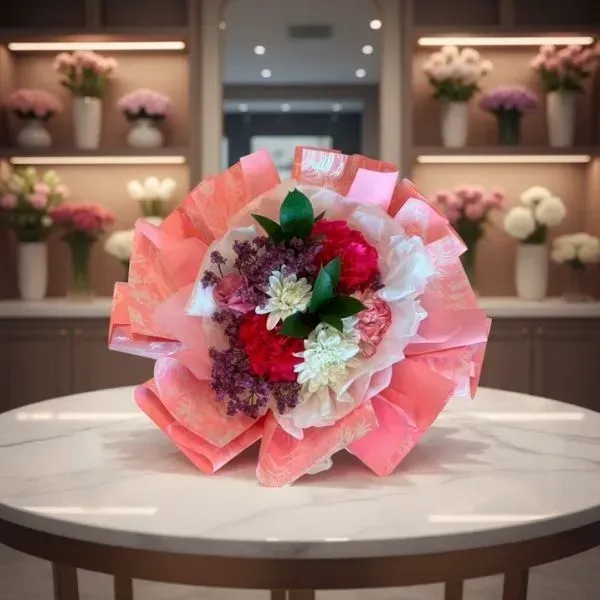 Luxury Pink Blossom Bouquet (2) Luxury Pink Blossom Bouquet