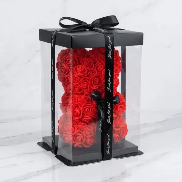 Premium Artificial Rose Bear (2) Premium Artificial Rose Bear