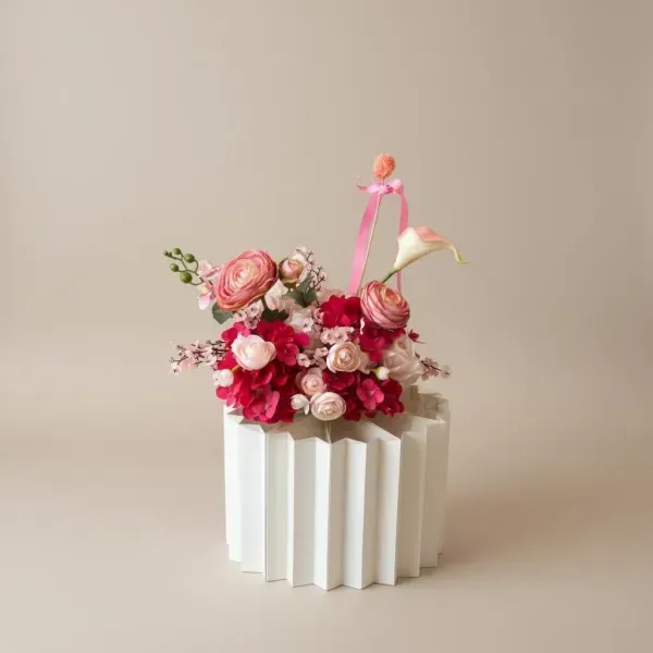 Rosette Fan Bloom Box