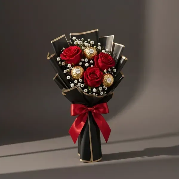 Teachers day bundle keeta (6) Luxury Chocolate Rose Bouquet for Teacher’s Day