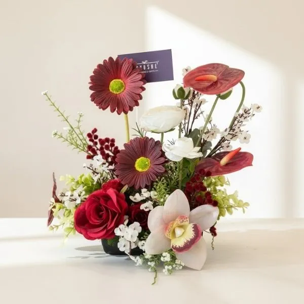 Crimson Elegance Arrangement - Flowers gift from ZAYOSHE in Maleha Street, Sharjah, UAE - image 3