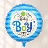 Baby Boy Striped Foil Balloon Baby Boy Striped Foil Balloon