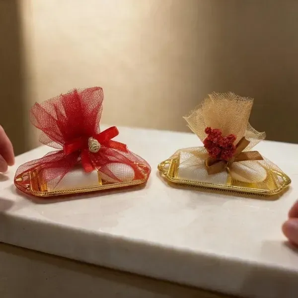 Chocolate Wedding Favor – Red or Gold1 Chocolate Wedding Favor – Red or Gold