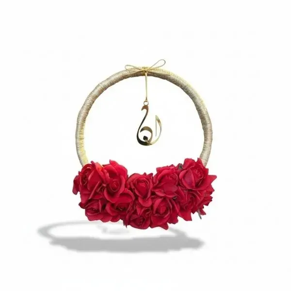 Customized Wedding Hanging Floral Hoop (3) Customized Wedding Hanging Floral Hoop