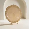 Gold Resin Decorative Plate with Stand2 Gold Resin Decorative Plate with Stand