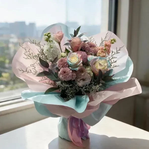 Product listing size (3) Pink & Blue Gender Reveal Bouquet