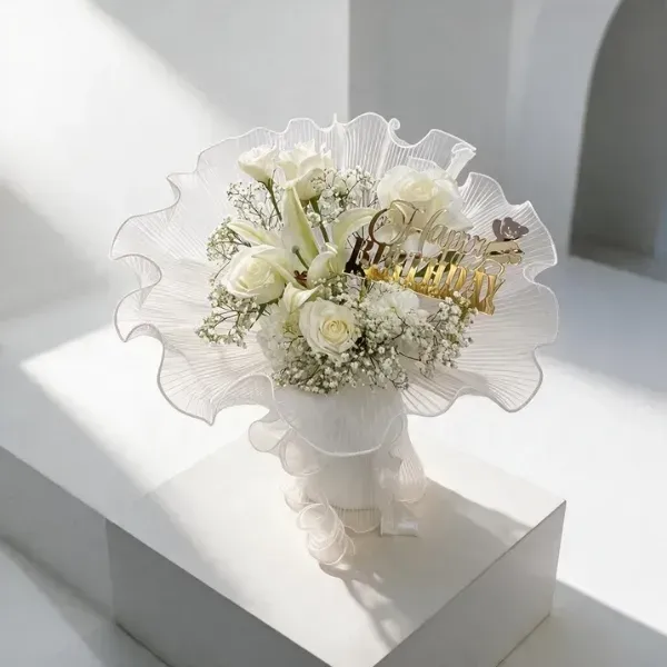 Pure Elegance Birthday Bouquet