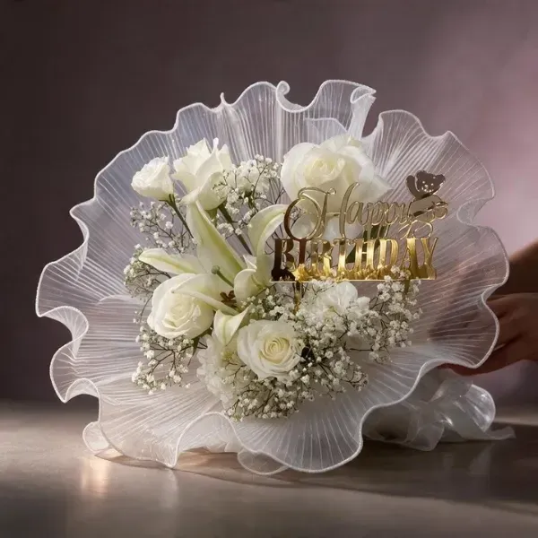 Pure Elegance Birthday Bouquet