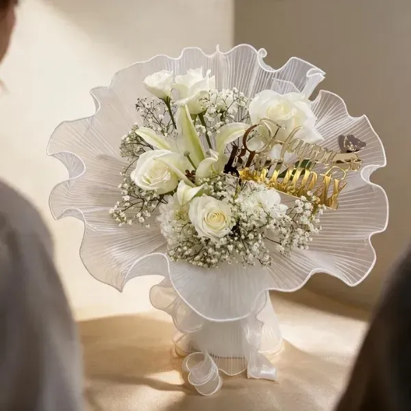Pure Elegance Birthday Bouquet